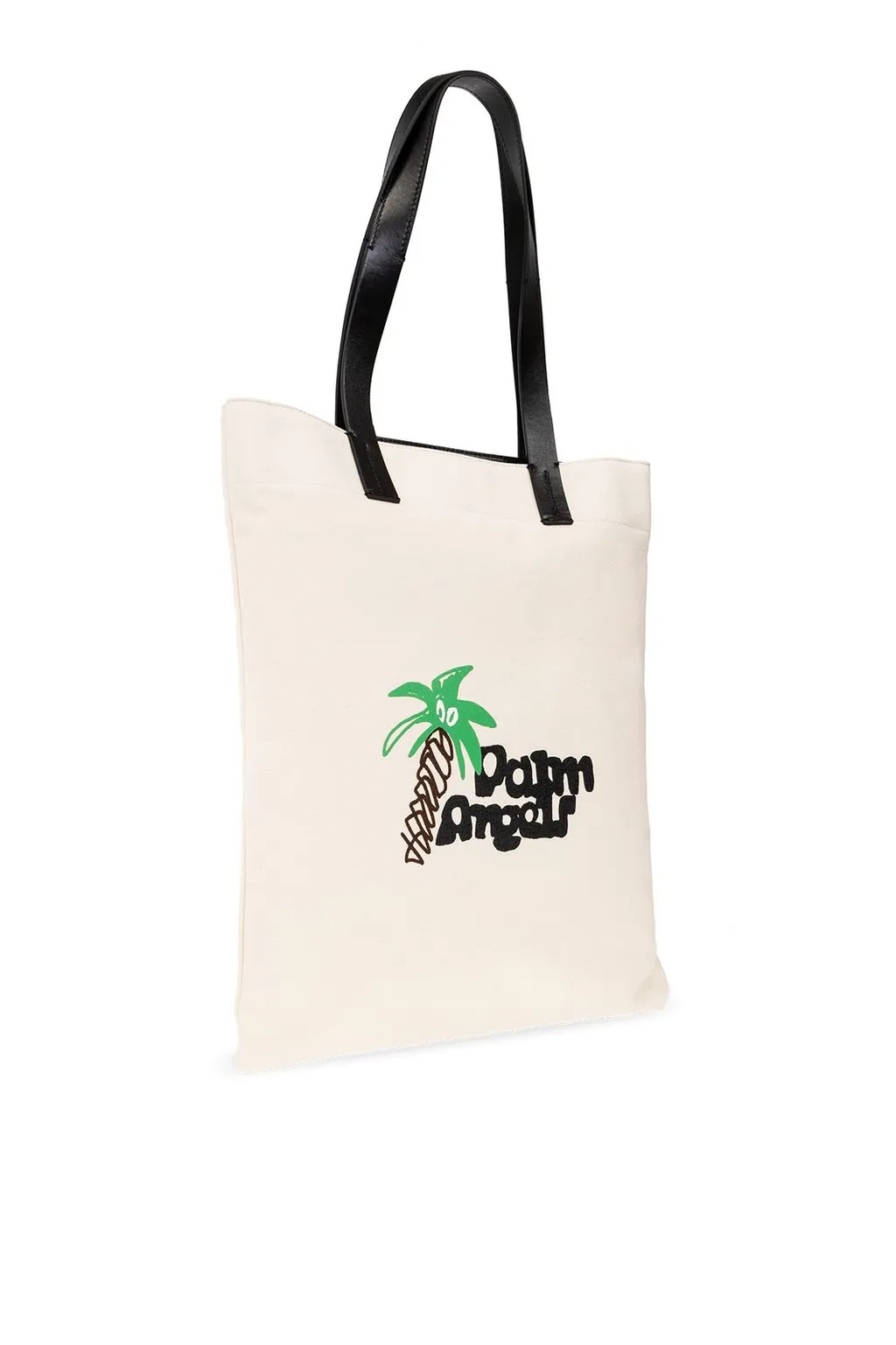 Palm Angels Logo Printed Open Top Tote Bag