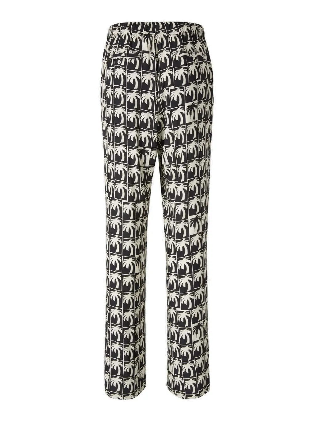Palm Angels Palm-Tree Printed Drawstring Trousers
