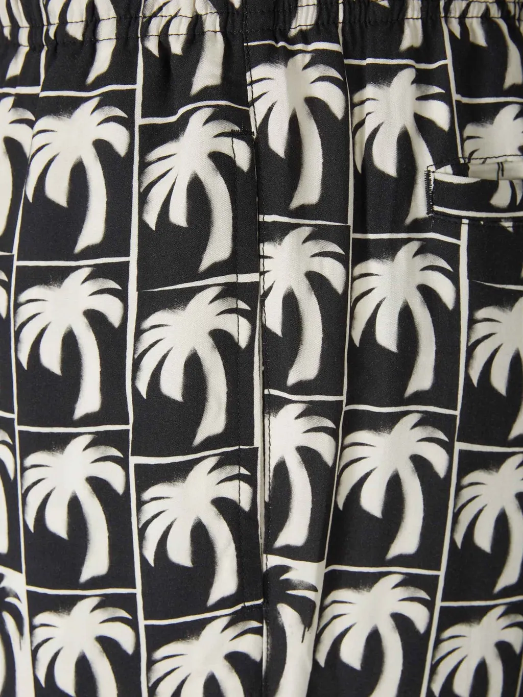 Palm Angels Palm-Tree Printed Drawstring Trousers