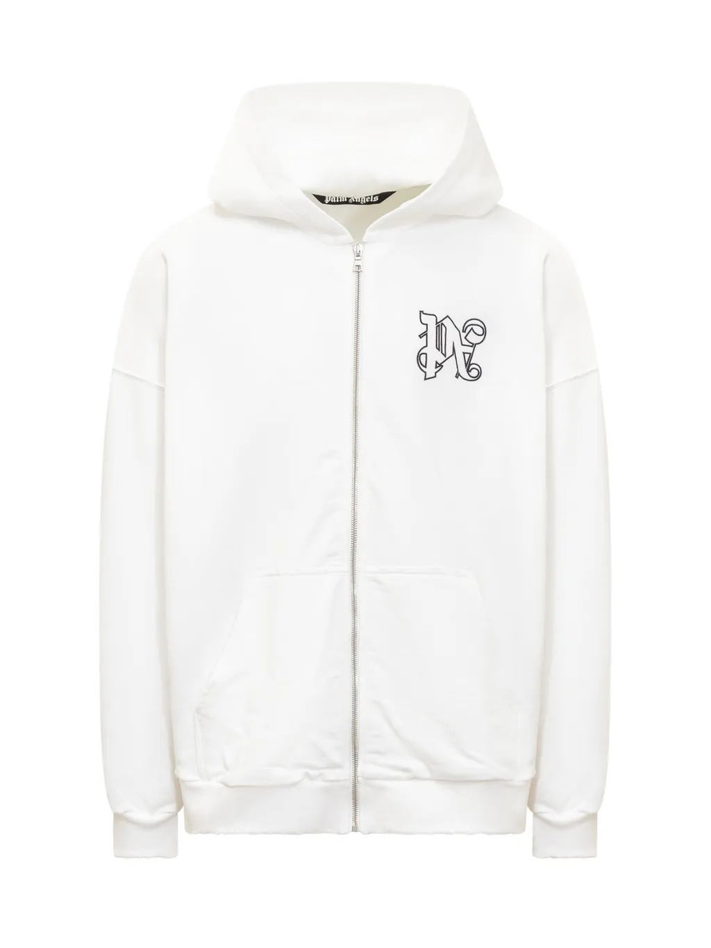 Palm Angels Pa Monogram Zipped Hoodie