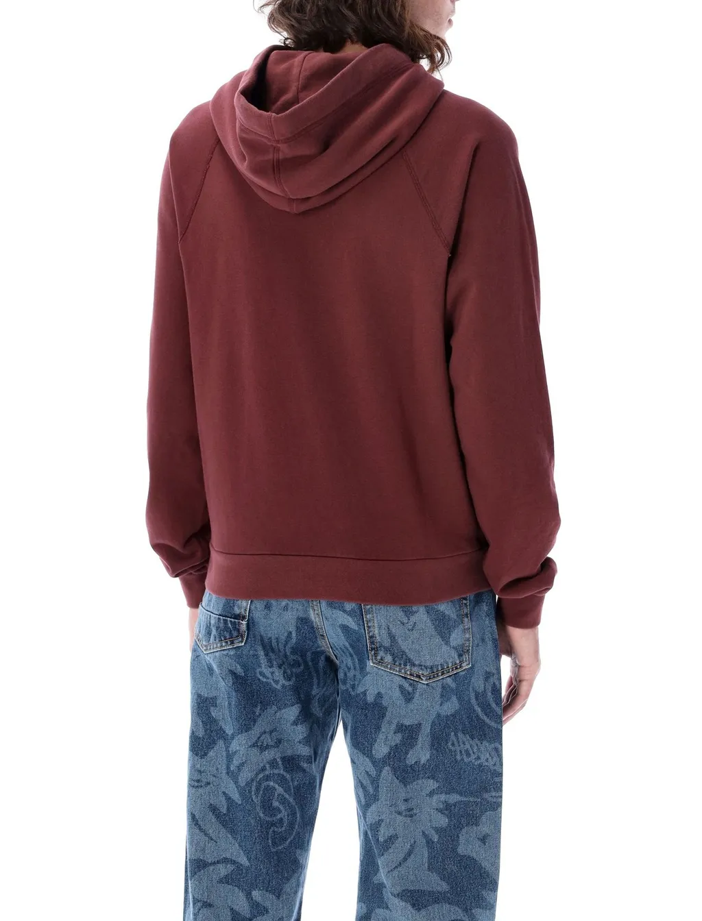 Palm Angels Pa Monogram Embroidered Drawstring Hoodie