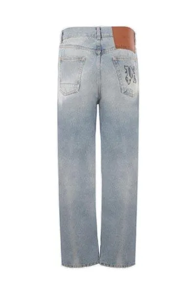 Palm Angels Distressed Loose-Fit Jeans