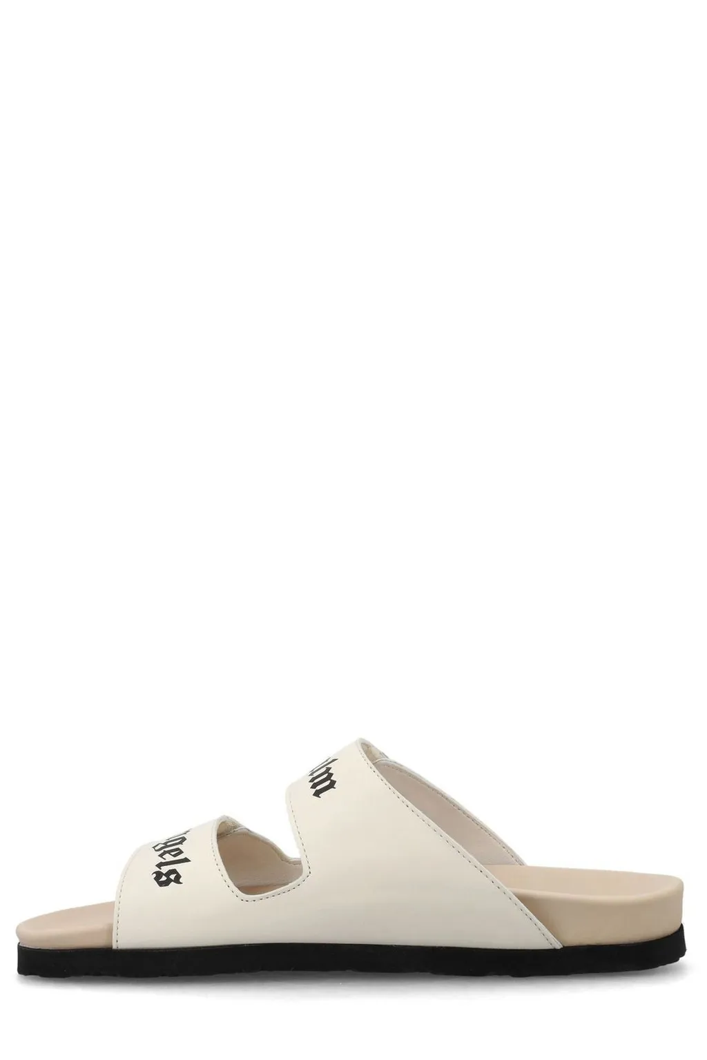 Palm Angels Logo Printed Double Strap Sandals