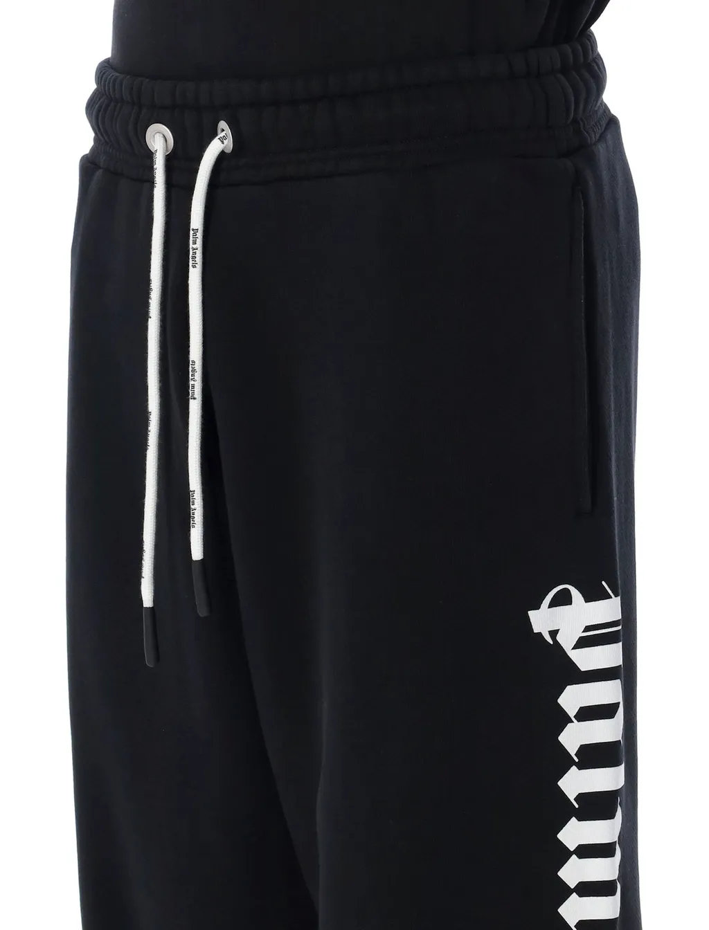 Palm Angels Drawstring Straight Leg Sweatpants