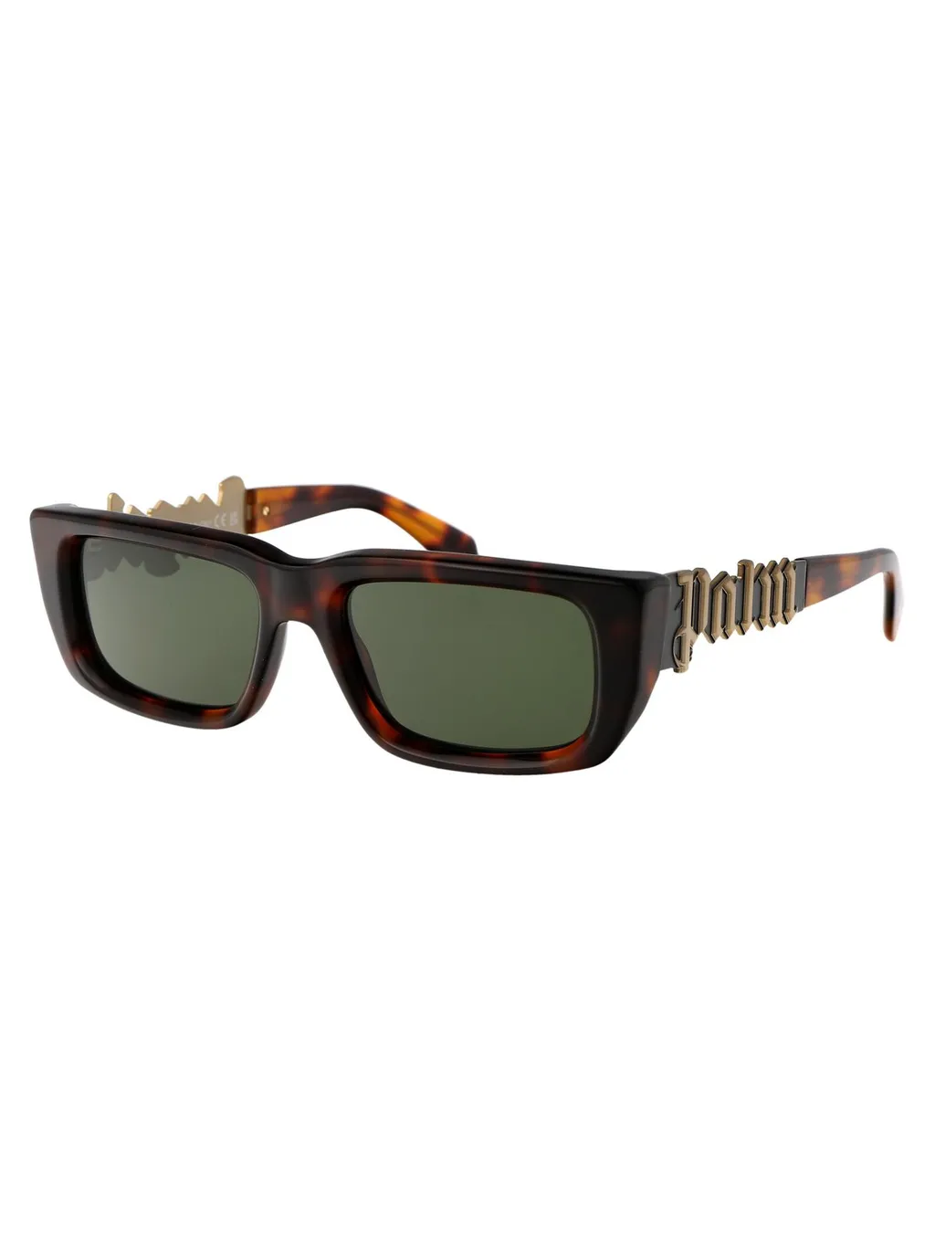 Palm Angels Milford Rectangular-Frame Sunglasses