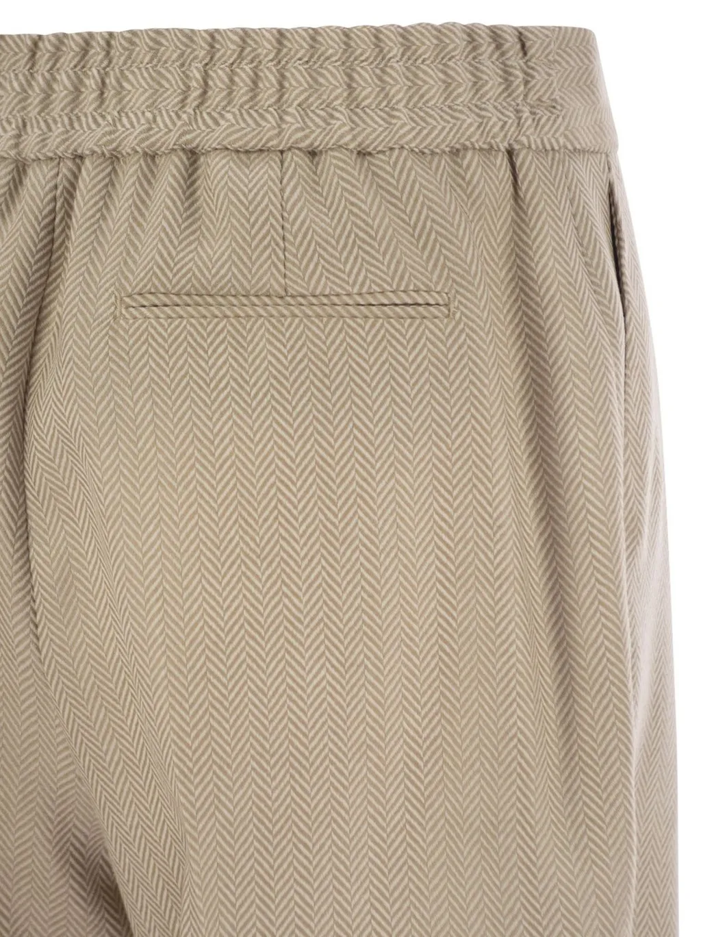 Pt Torino Pinstripe Wool-Cashmere Pants