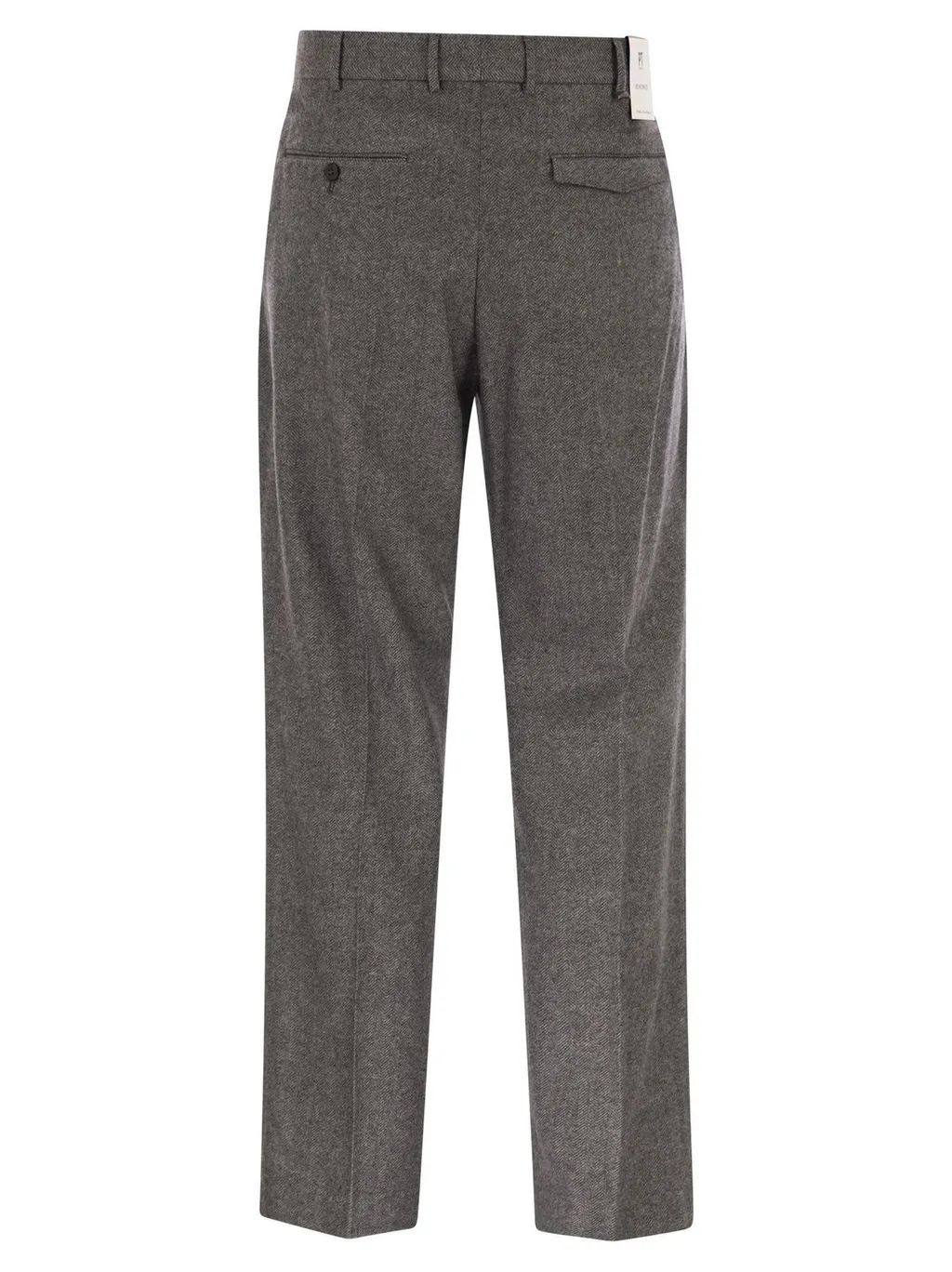 Pt Torino Pleated Straight-Leg Pants