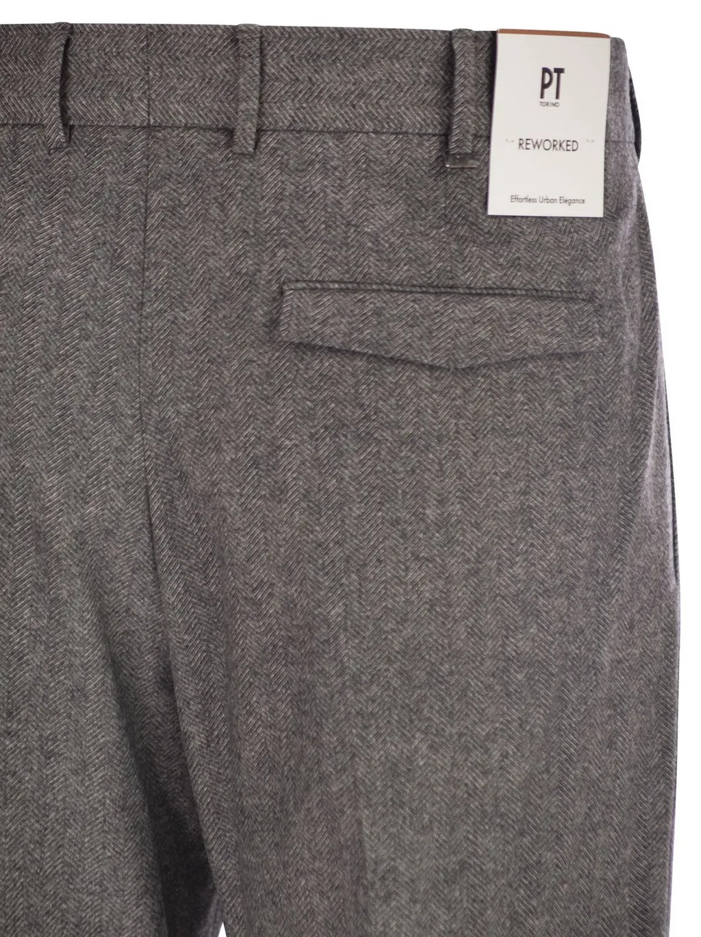 Pt Torino Pleated Straight-Leg Pants