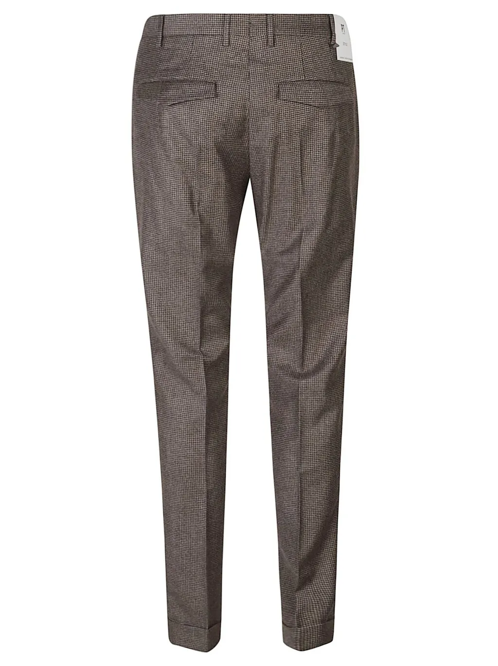 Pt Torino Virgin Wool Check Pants