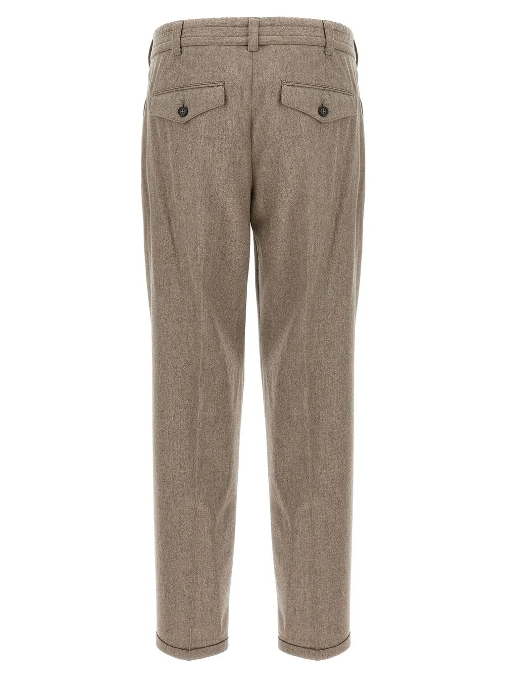 Pt Torino Rebel Wool Straight-Leg Pants