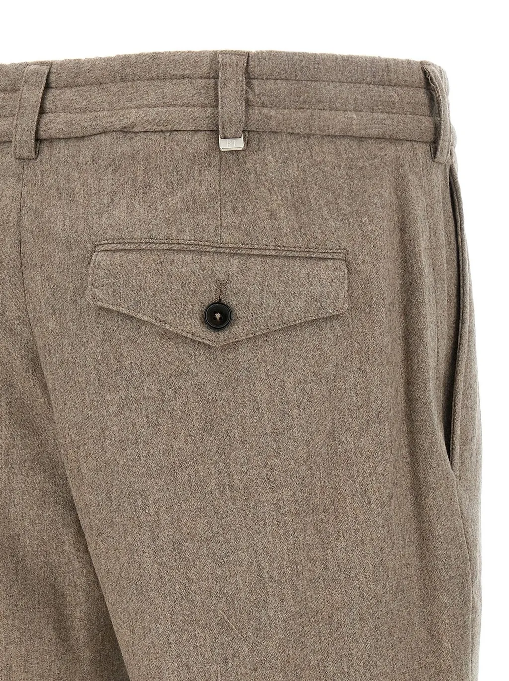 Pt Torino Rebel Wool Straight-Leg Pants