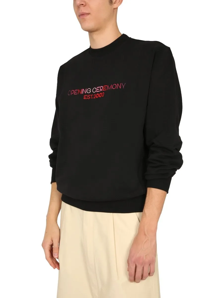 Opening Ceremony Logo Printed Crewneck Sweatshirt