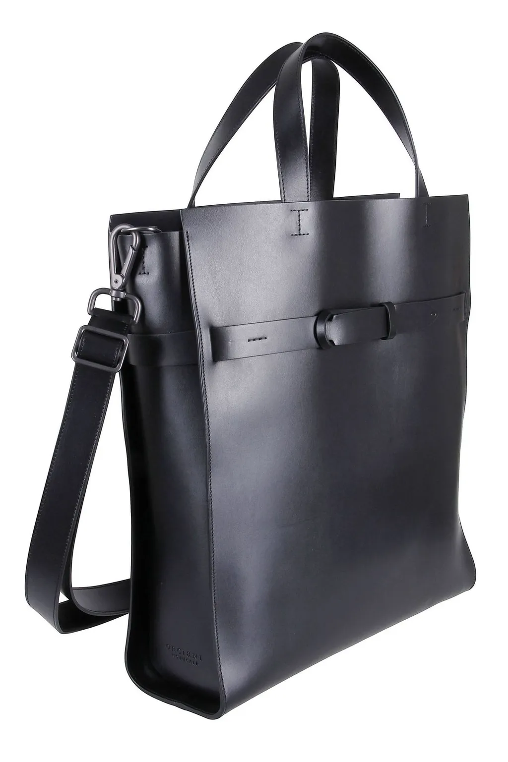 Orciani Buckle-Detail Top Handle Bag