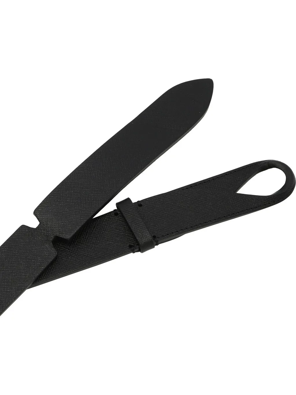 Orciani Saffiano Nobuckle Belt