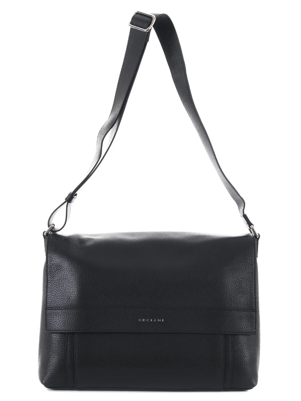Orciani Logo Lettering Messenger Bag