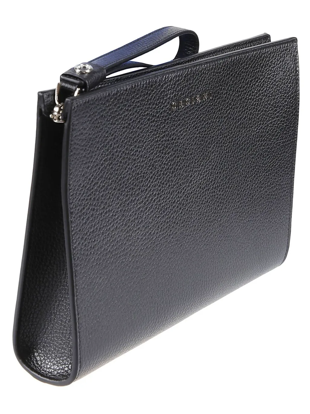 Orciani Logo Lettering Clutch Bag