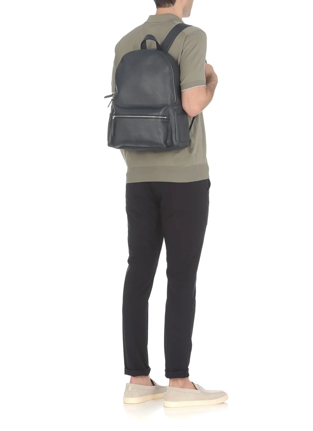 Orciani Micron Logo Lettering Backpack