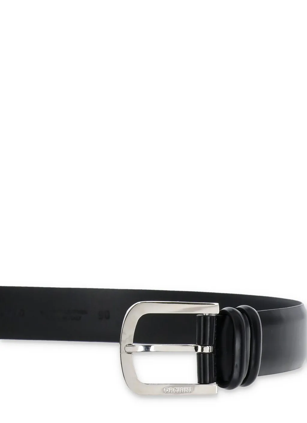Orciani Classic Logo-Engraved Buckle Belt