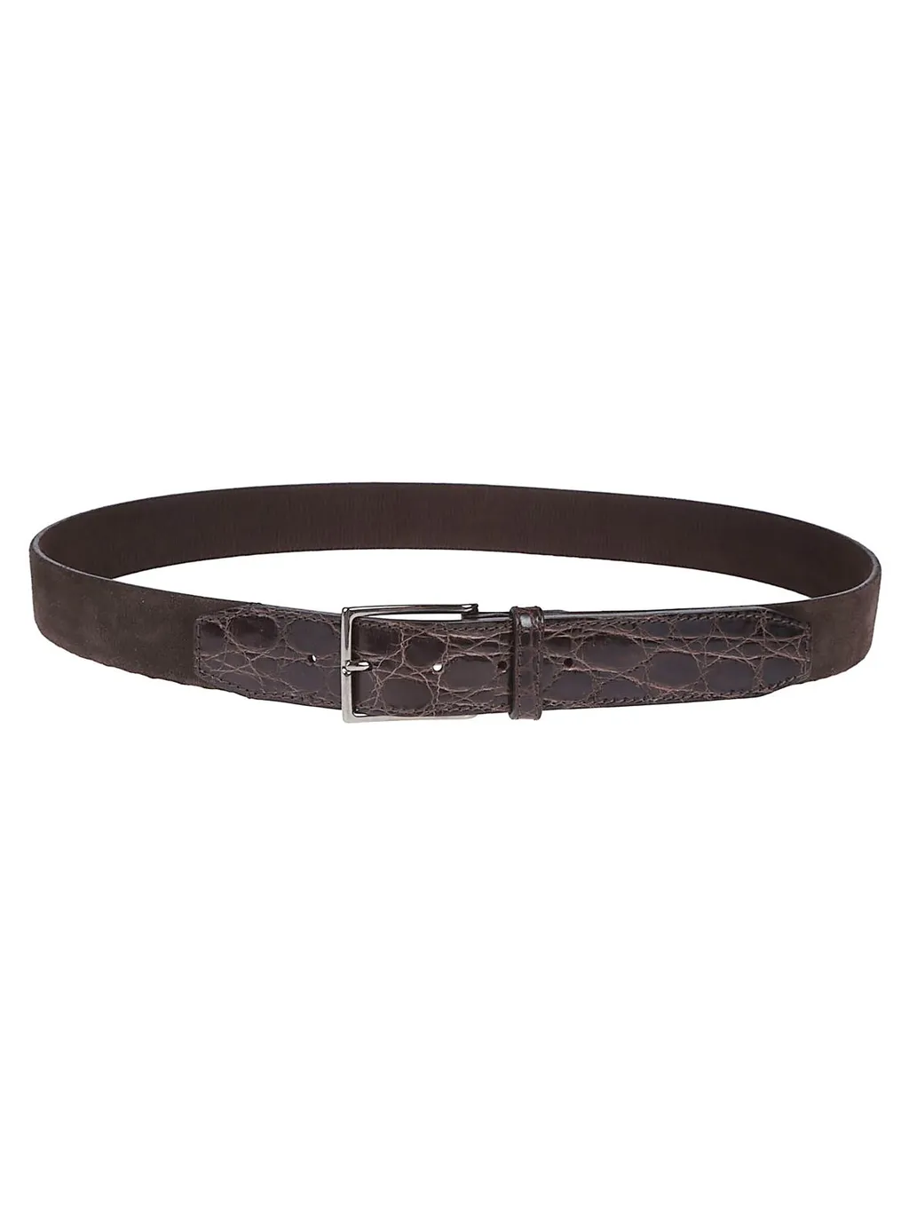 Orciani Embossed Buckle Belt