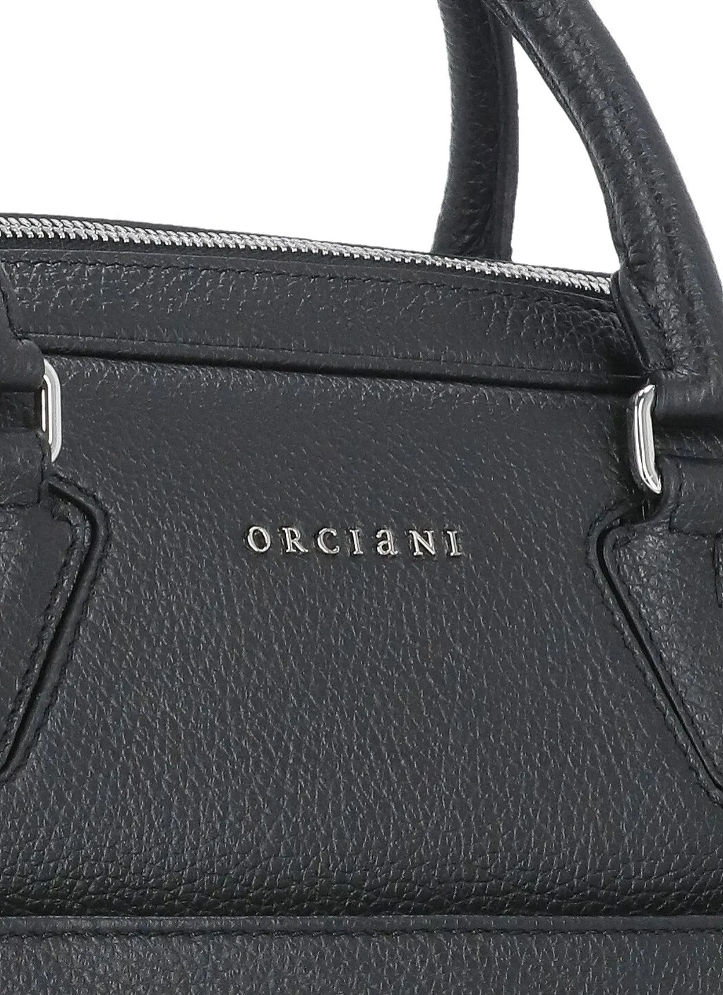 Orciani Logo Lettering Business Bag