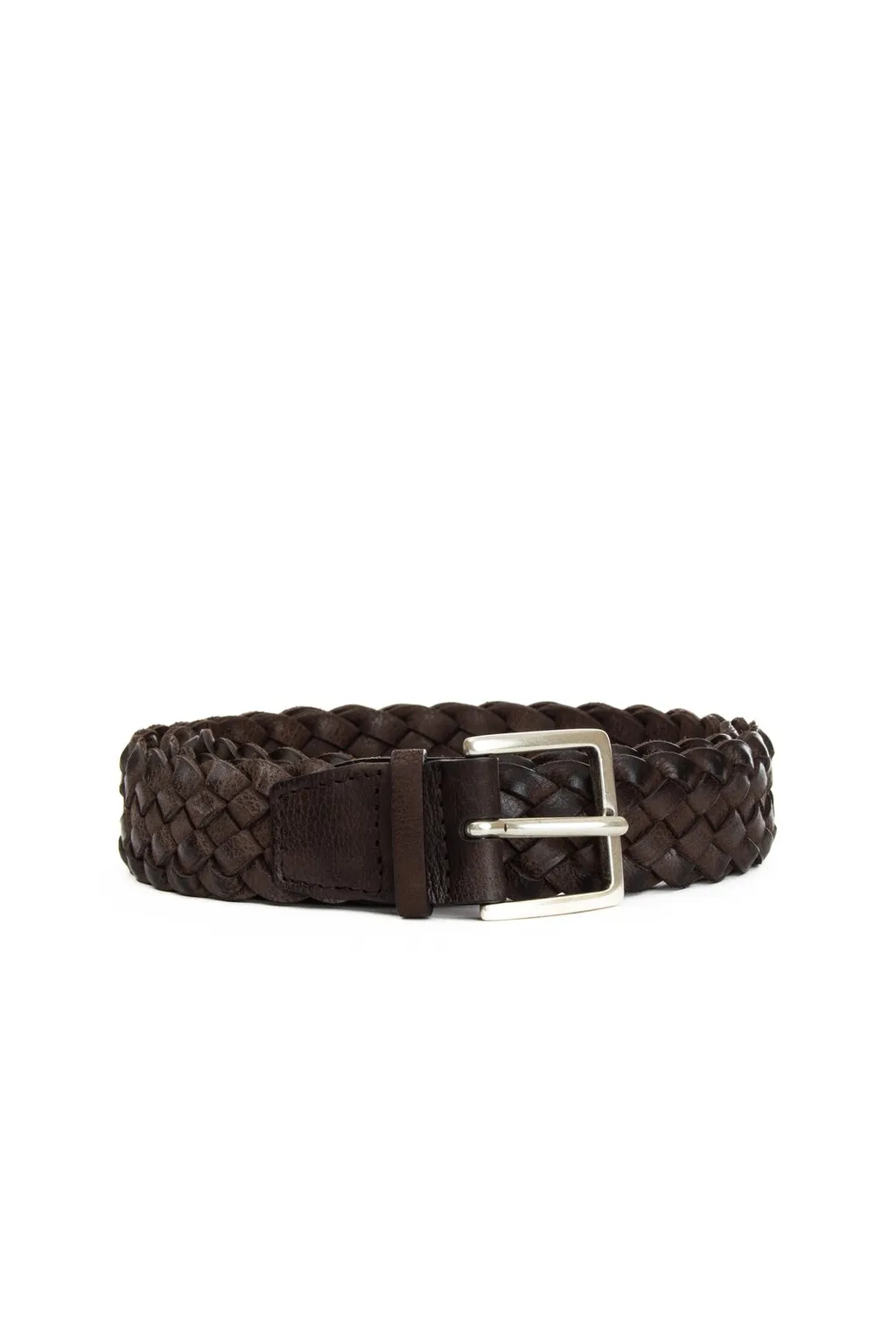 Orciani Chevrette Braided Nabuck Belt