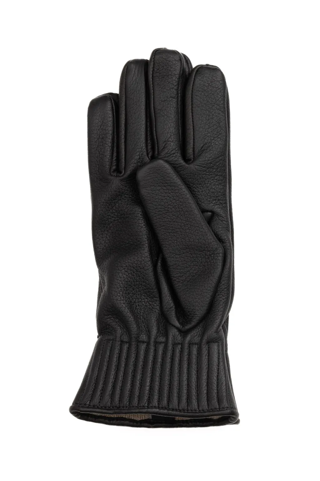 Orciani Drummed Leather Gloves