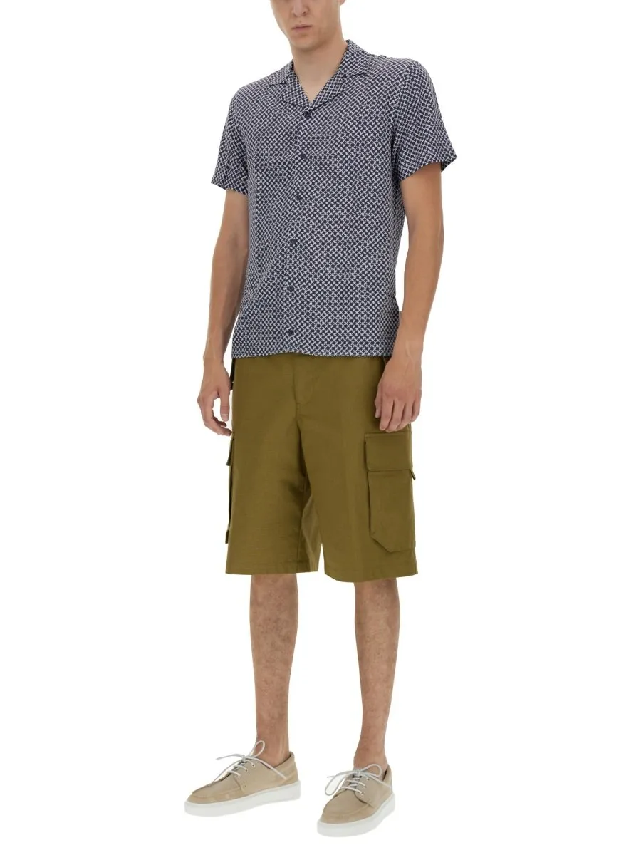 Orlebar Brown Geometric Print Shirt