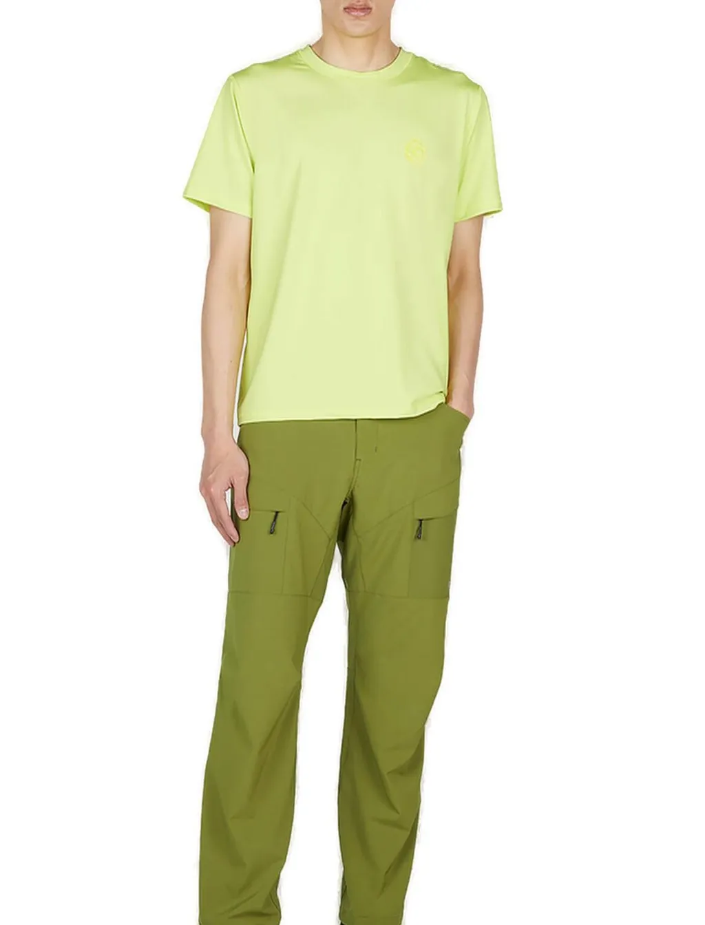 Ostrya Yarrow Logo-Printed Mid-Rise Trousers
