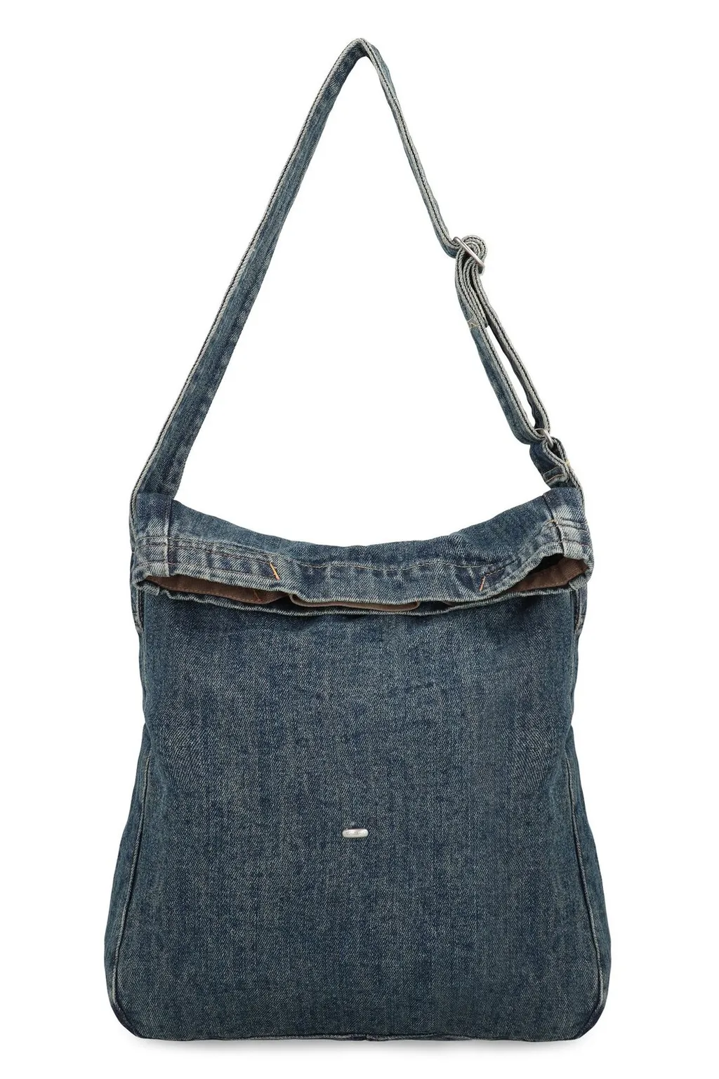 Our Legacy Foldover-Top Denim Shoulder Bag
