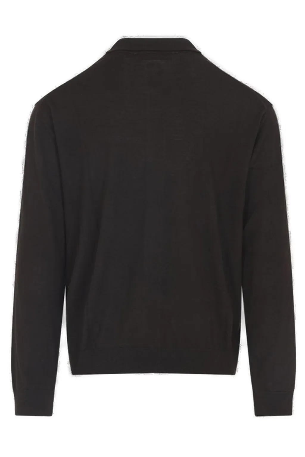 Our Legacy Tonal Argyle Pattern Evening Knitted Polo