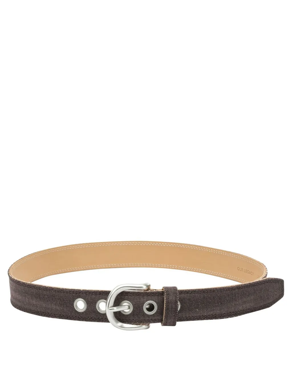 Our Legacy Frayed Denim Belt