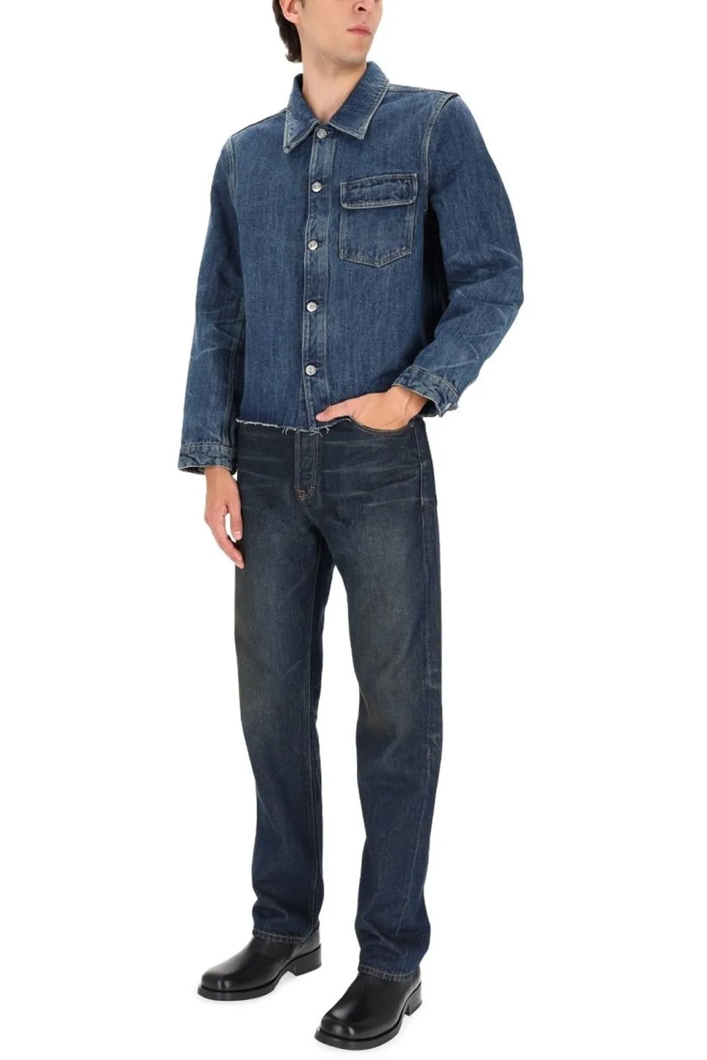 Our Legacy Raw Hem Denim Jacket