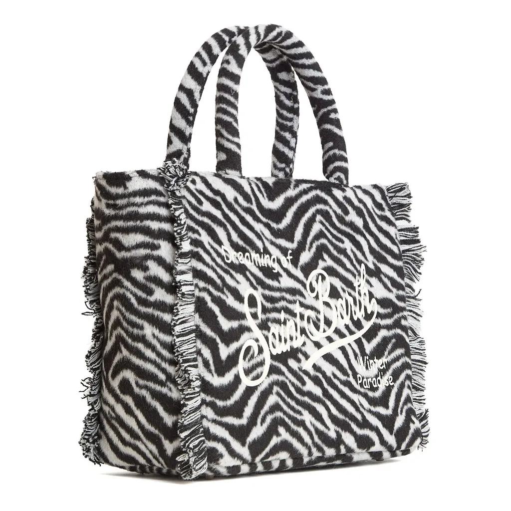 Mc2 Saint Barth Colette Zebra Shoulder Bag