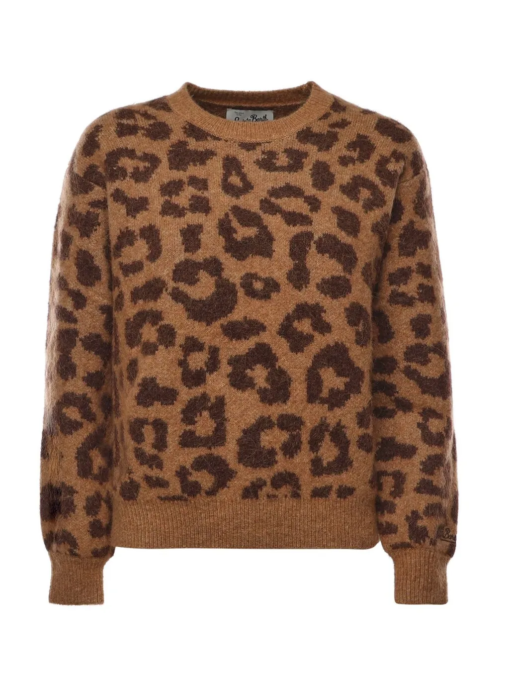Mc2 Saint Barth Leopard Print Jumper