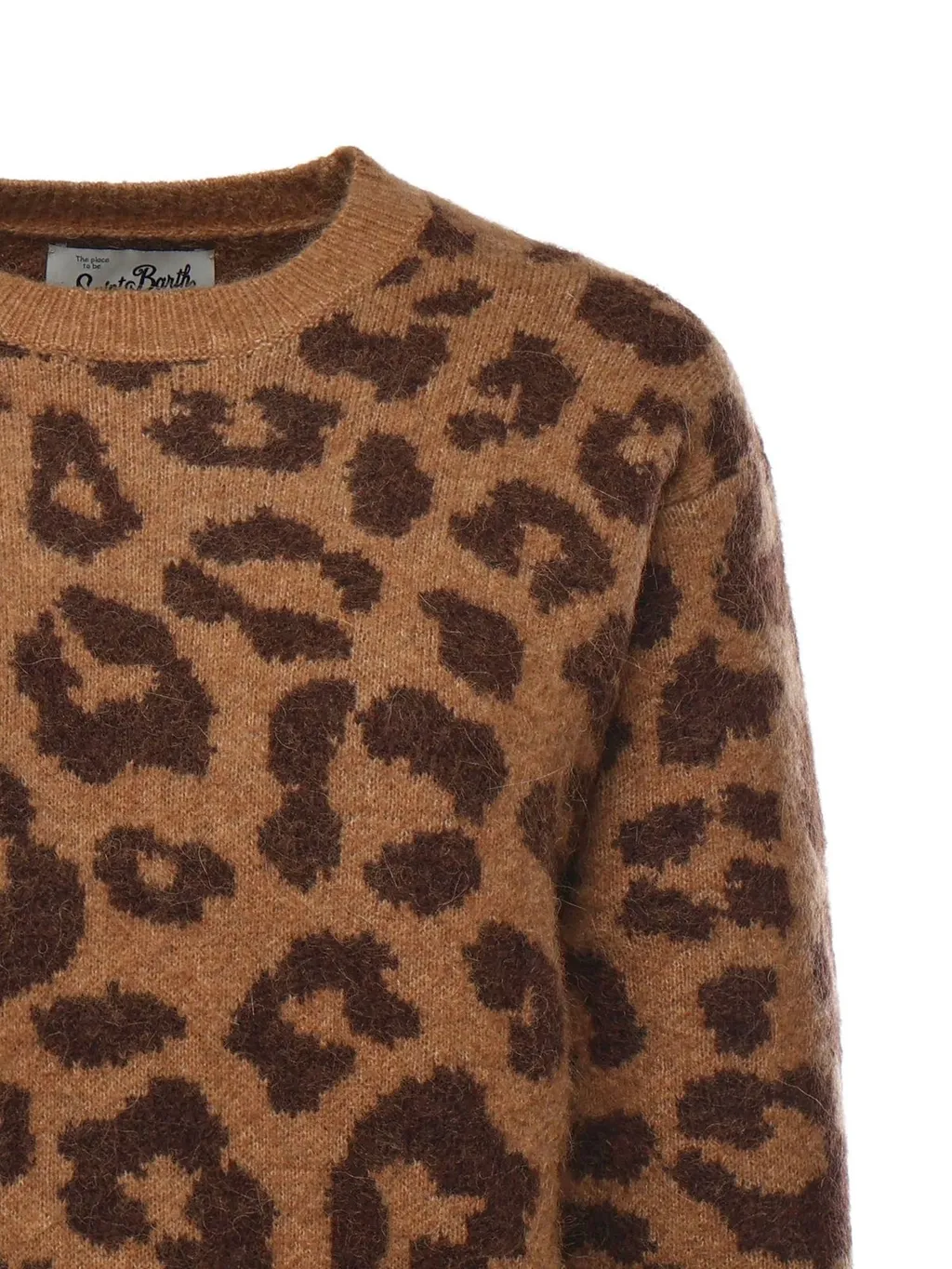 Mc2 Saint Barth Leopard Print Jumper