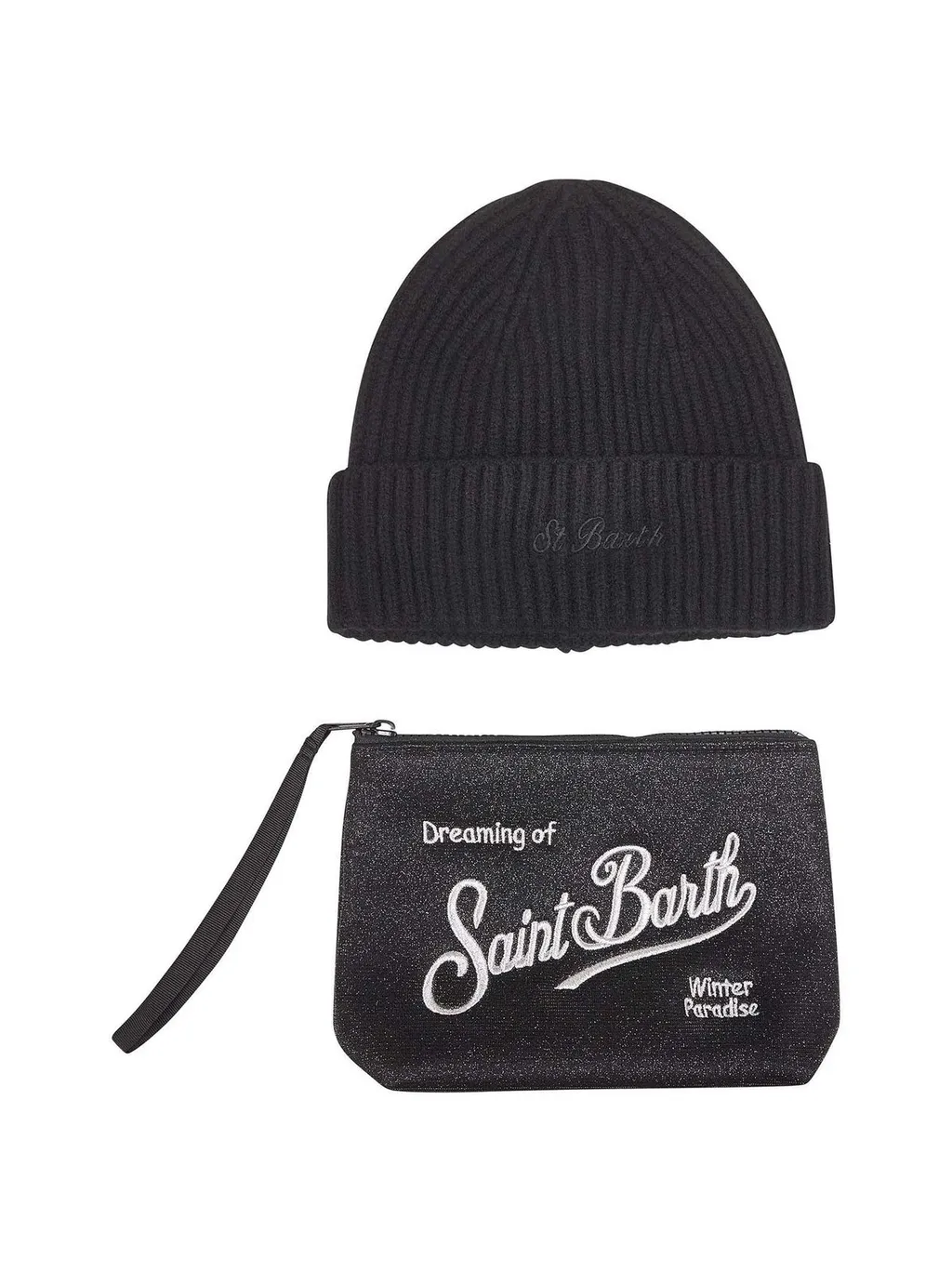Mc2 Saint Barth Embroidered Clutch Bag