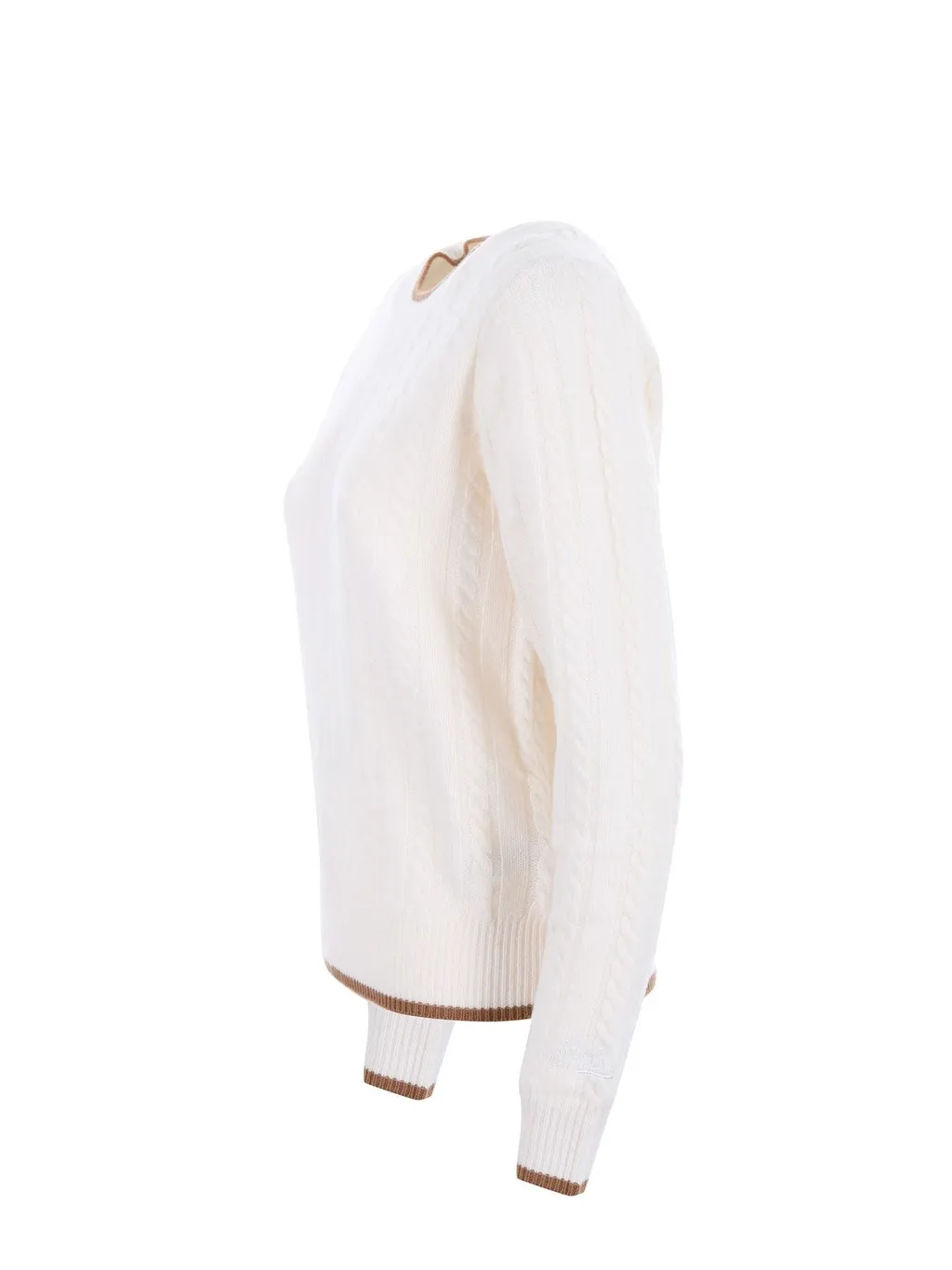 Mc2 Saint Barth Laroche Cable-Knit Sweater