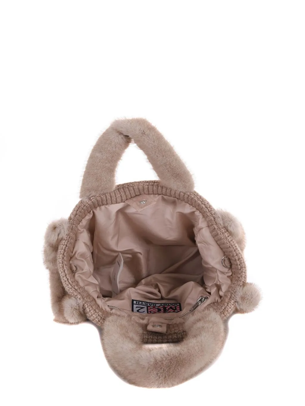 Mc2 Saint Barth Colette Shearling Shoulder Bag