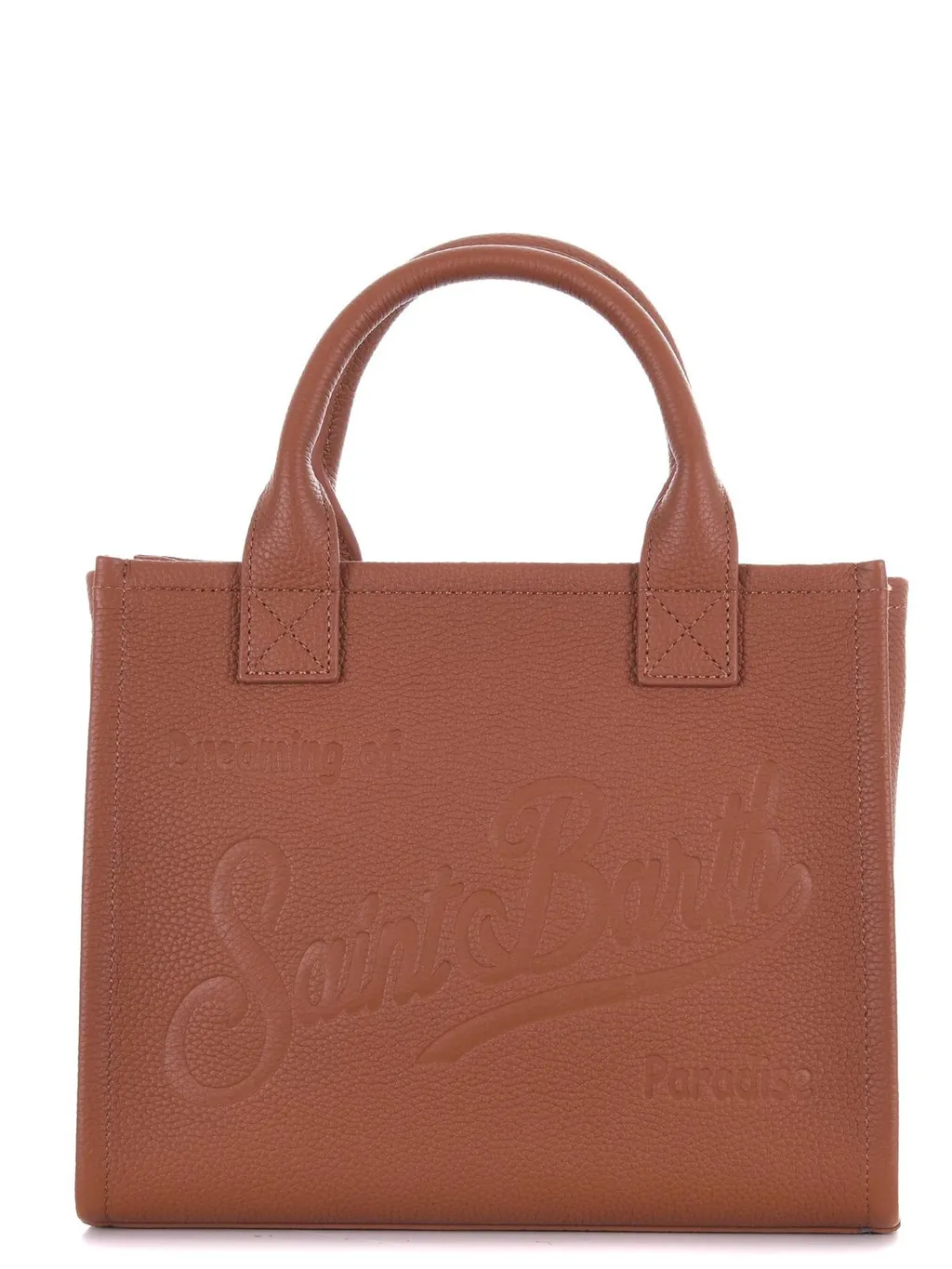 Mc2 Saint Barth Hammered Leather Crossbody Bag