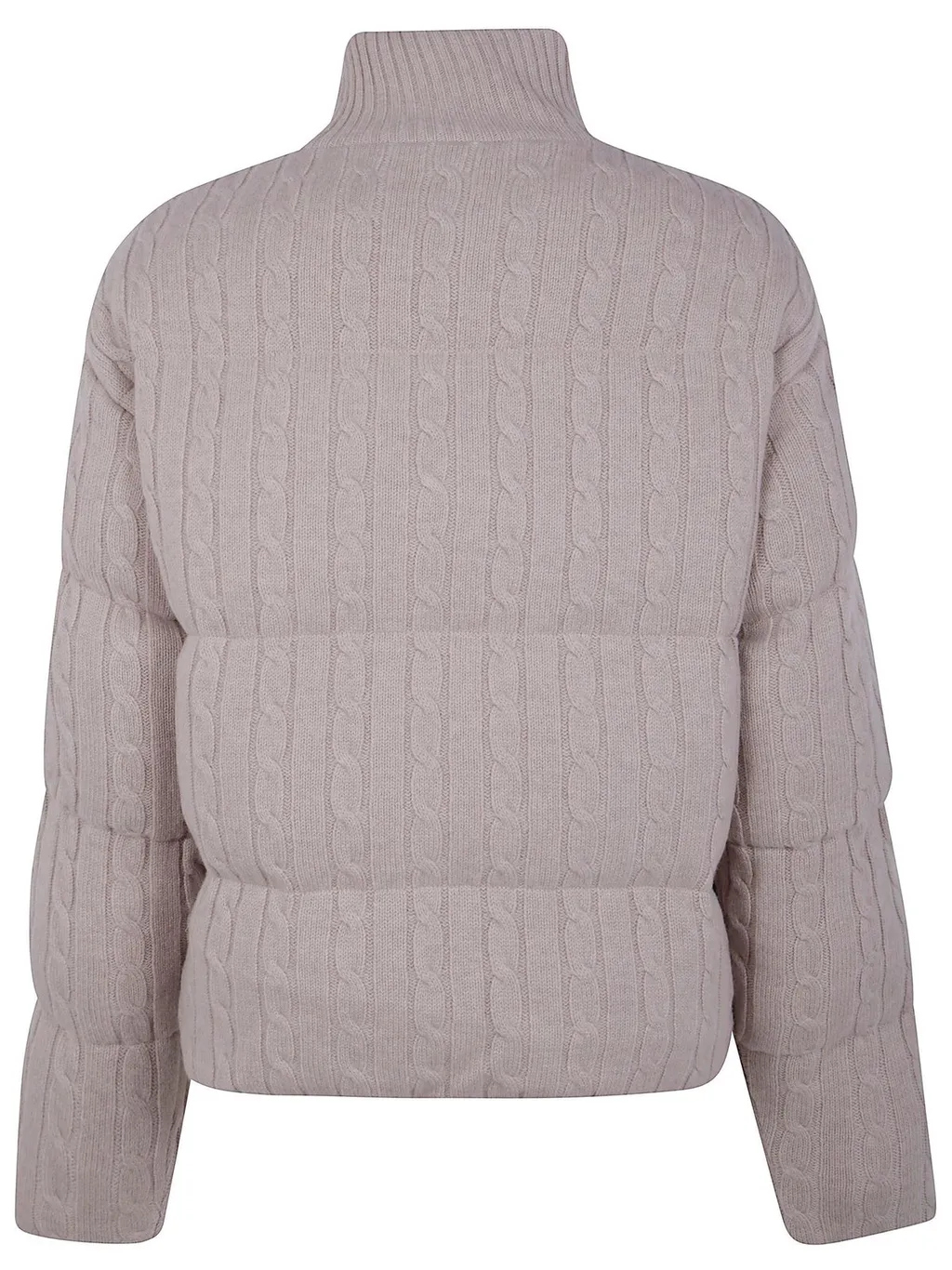 Mc2 Saint Barth Cable-Knit Puffer Jacket