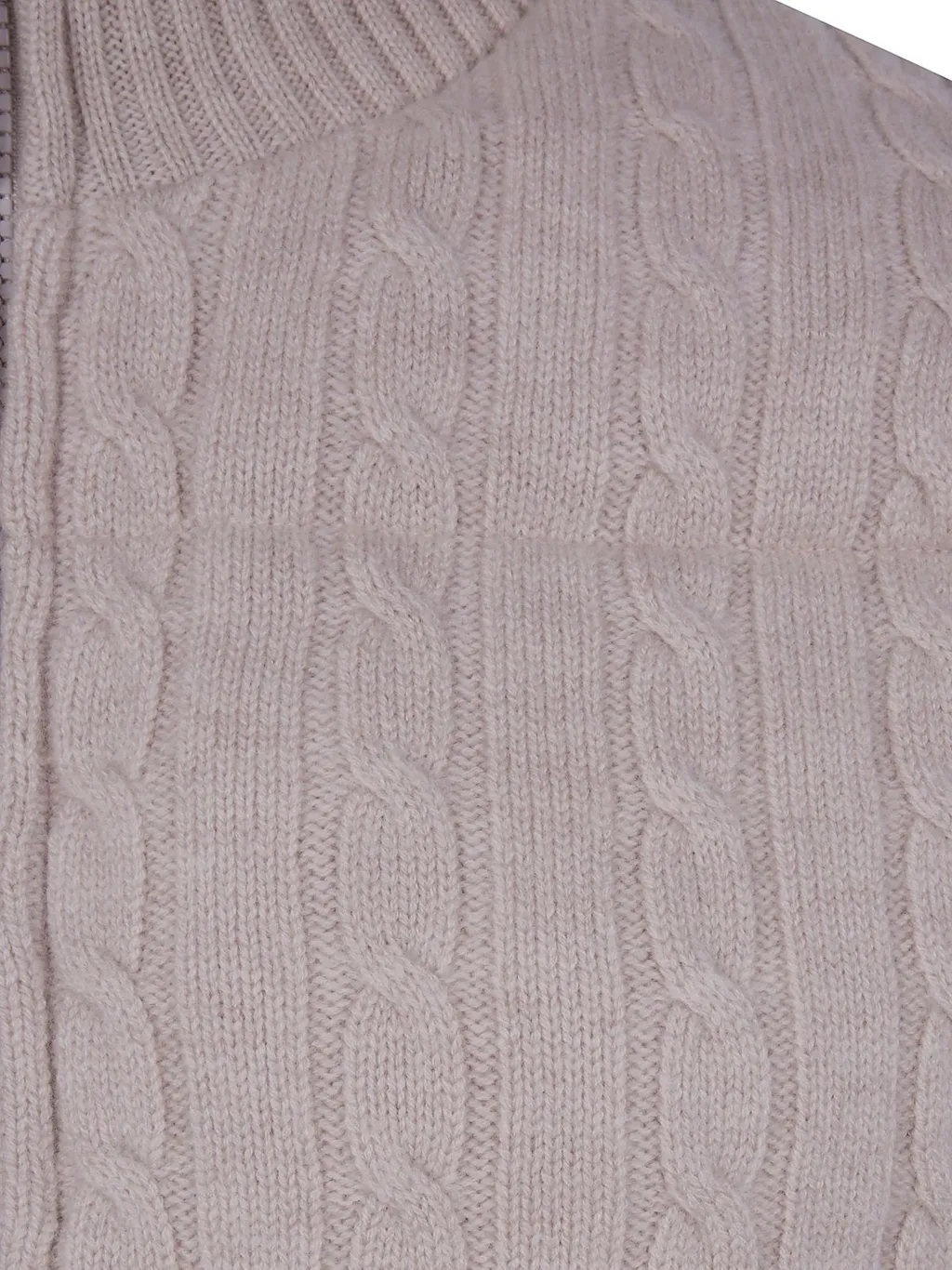 Mc2 Saint Barth Cable-Knit Puffer Jacket
