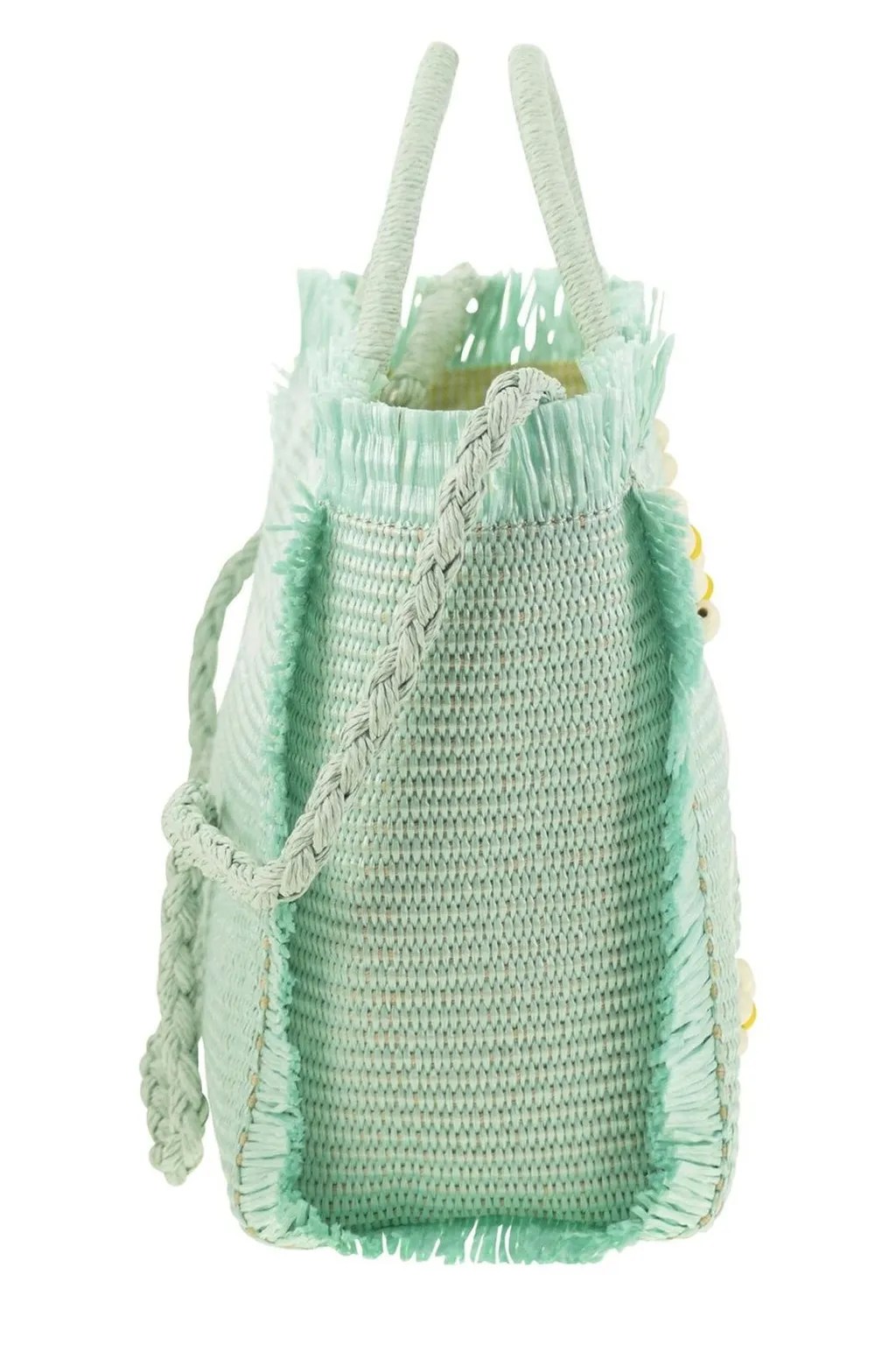 Mc2 Saint Barth Flower Embellished Top Handle Tote Bag