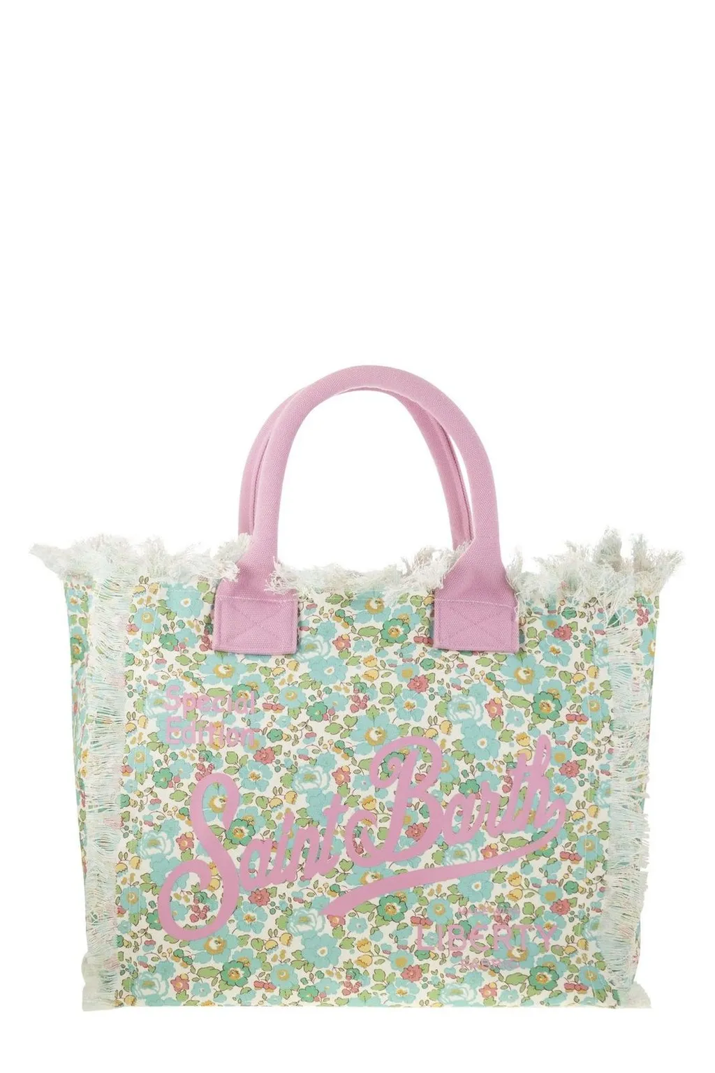Mc2 Saint Barth Vanity Floral Printed Top Handle Tote Bag