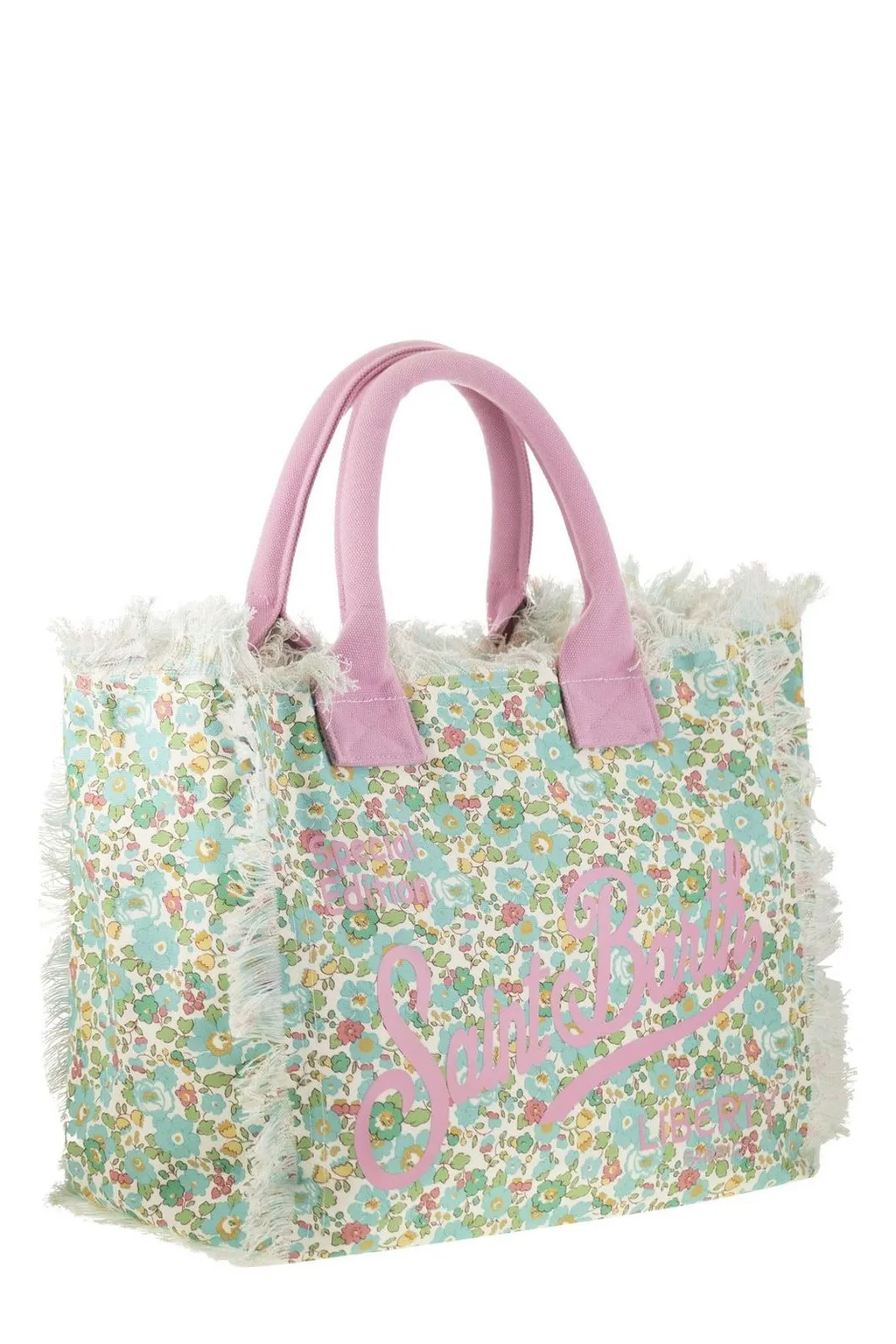Mc2 Saint Barth Vanity Floral Printed Top Handle Tote Bag