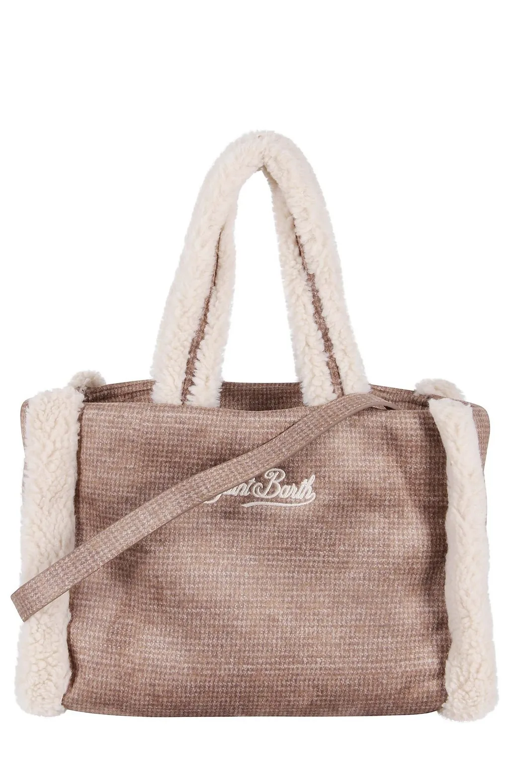 Mc2 Saint Barth Colette Shearling Tote Bag
