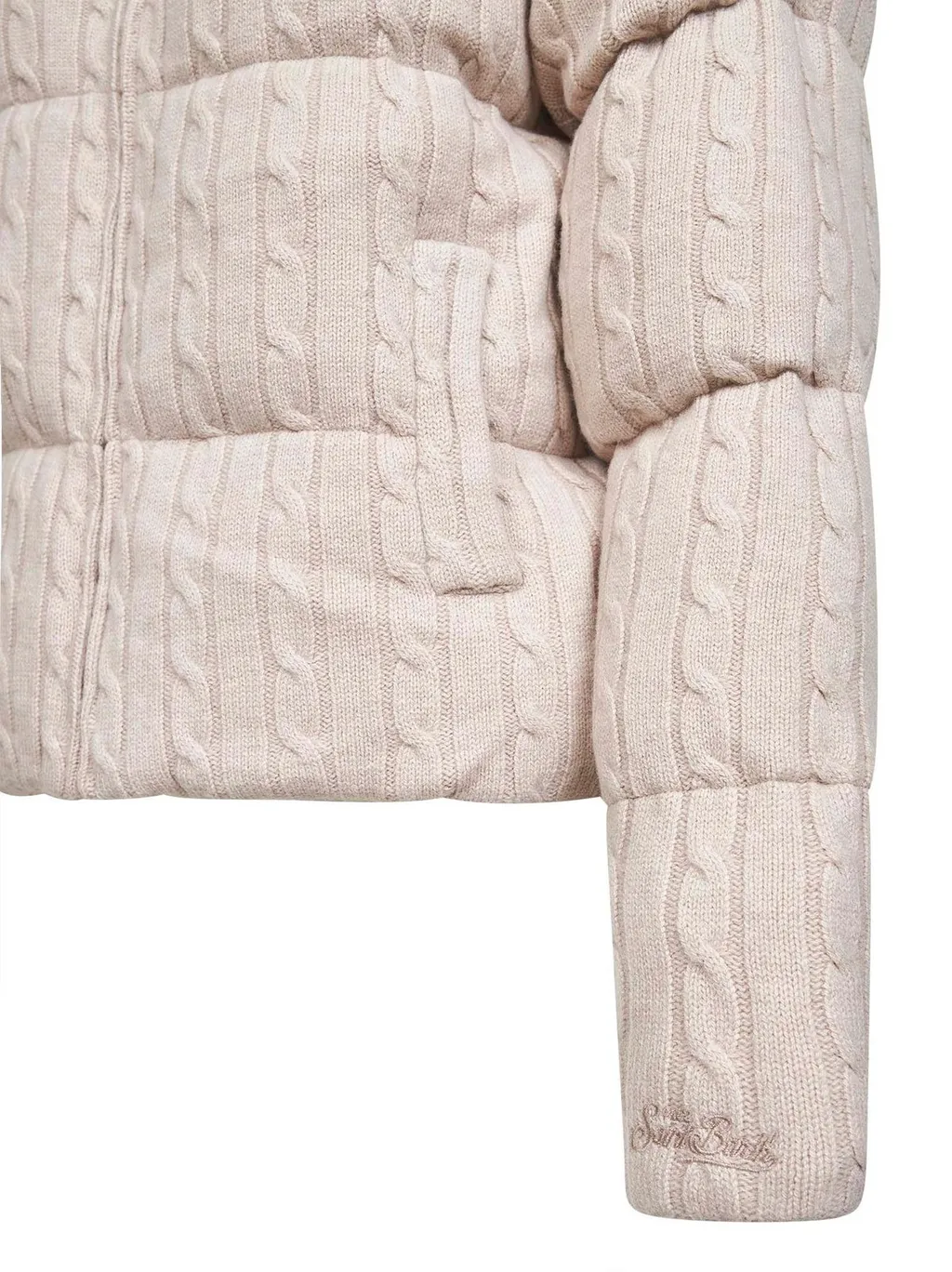 Mc2 Saint Barth Quilted Ribbed Coat