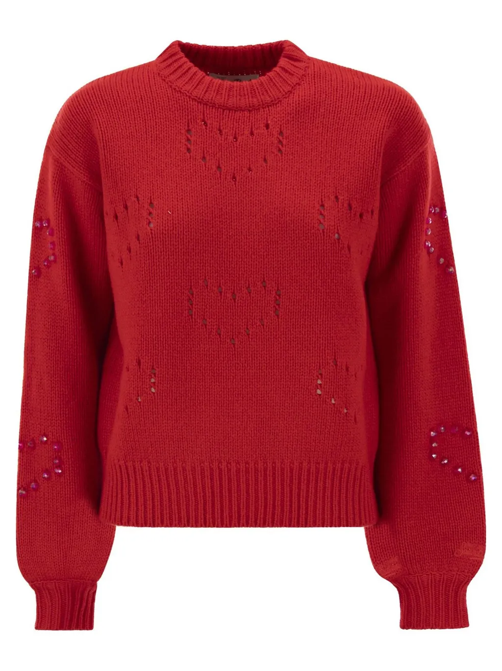 Mc2 Saint Barth Danya Heart Pattern Knitwear