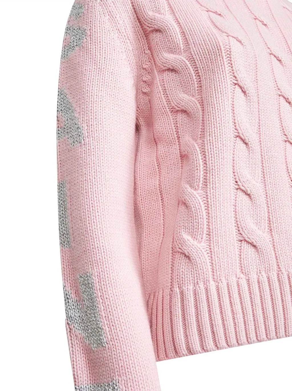Mc2 Saint Barth Cable Knit Sweater