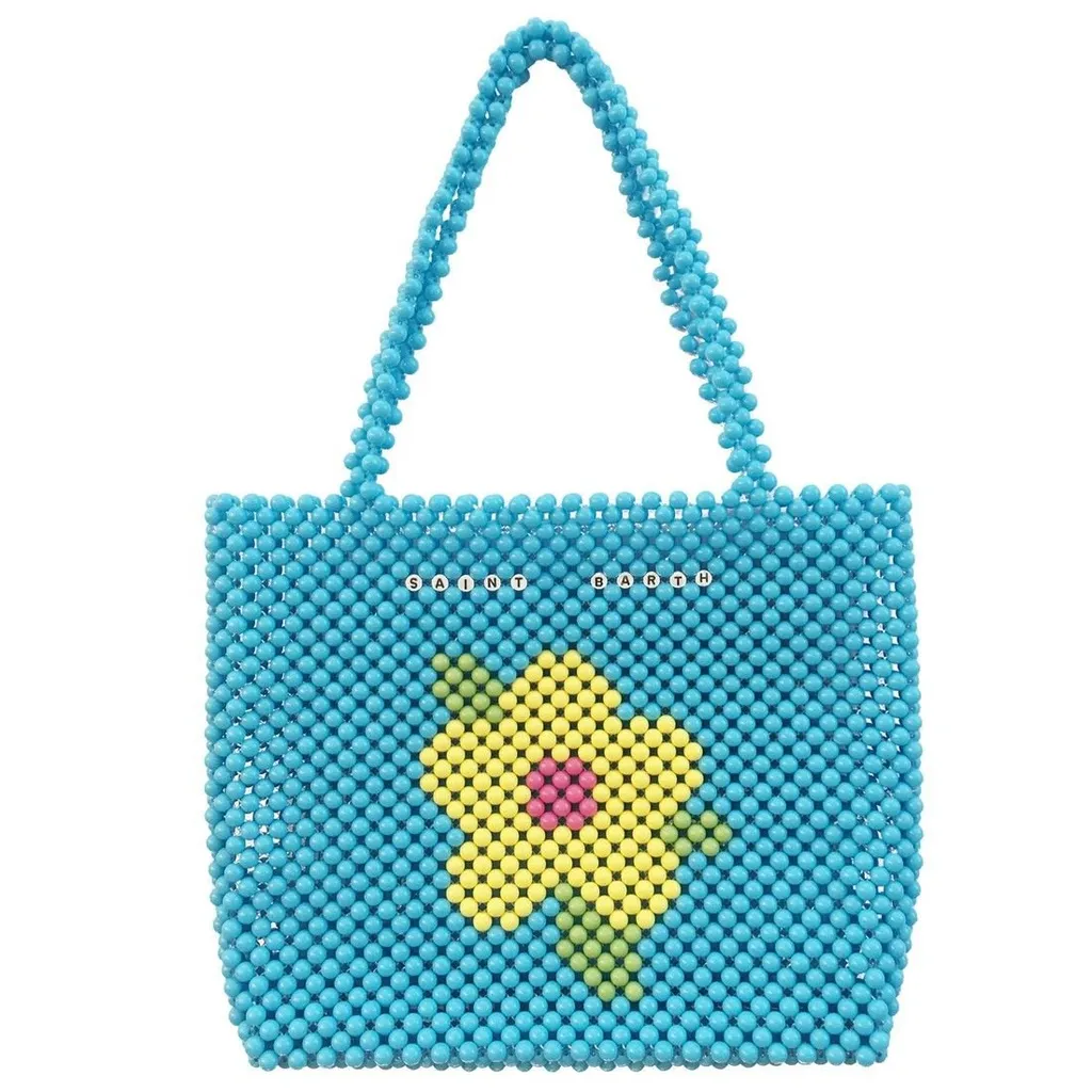 Mc2 Saint Barth Beaded Shopper Tote Bag