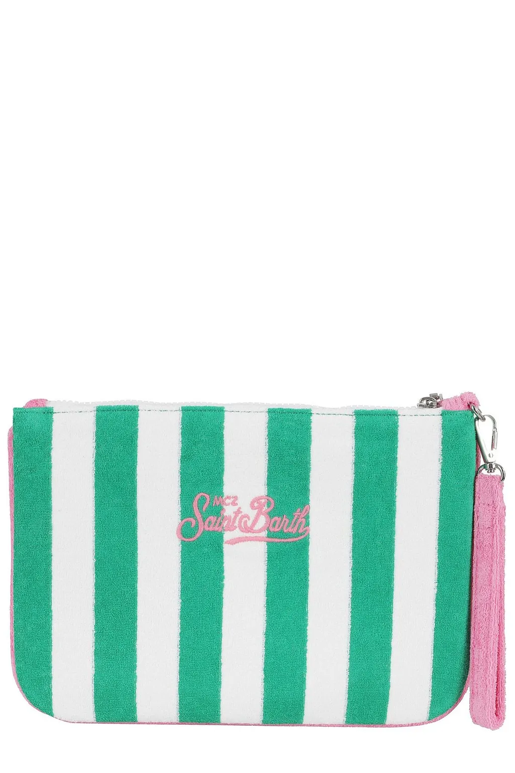 Mc2 Saint Barth Parisienne Striped Clutch Bag